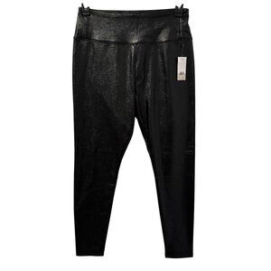 BP. Womens Faux Leather Leggings Black Size L women’s legging. NWT